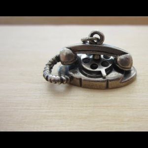 Sterling Silver Telephone Charm
